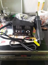 Estación de soldadura Digital LED 2 en 1, 800W, pistola de aire caliente, Estación de Reparación soldador eléctrico para teléfono, PCB, IC, SMD, BGA