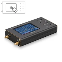 Analizador de espectro RF portátil, dispositivo arest SSA-TG R2 con generador de seguimiento, 35-6200 MHz, con pantalla táctil