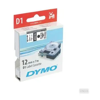 

Polyester tape for labeling machine model D1 size 12 mm x 7 m black on white