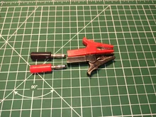 Alligator-Clip Socket-Battery Test-Probe Banana-Plug Black 55MM with 4mm Red