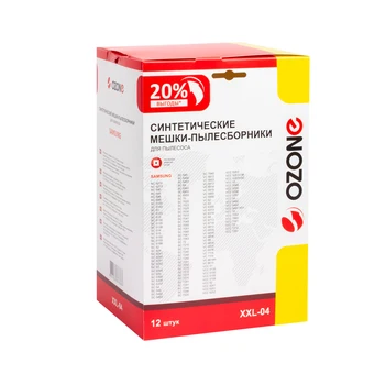 

Vp-95 dust bag for Samsung vacuum cleaner, 12 PCs., synthetic, multi-layer ozone