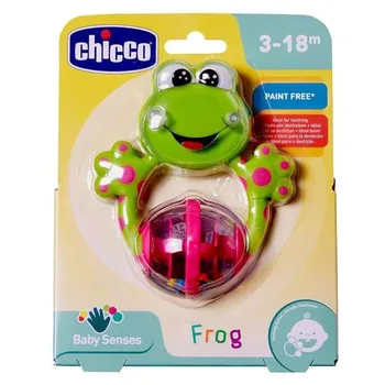 

Teether for Babies Rattle Chicco (12 x 14 x 3,5 cm)