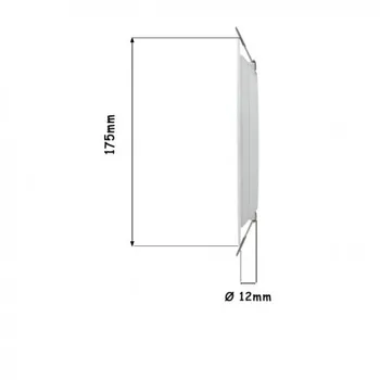 

PANEL CIRCULAR LED DOWNLIGHT 12W WARM WHITE DRIVER INSOLATED (ISOLATED)