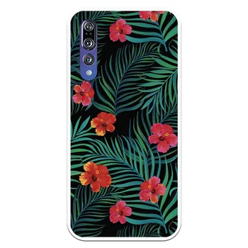 

Stand case costume drawing Flowers WP029 for Huawei P20 Pro