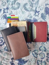 Mini Cartera de aluminio de Metal para hombre y mujer, tarjetero inteligente, Rfid, Dropshipping, 2021