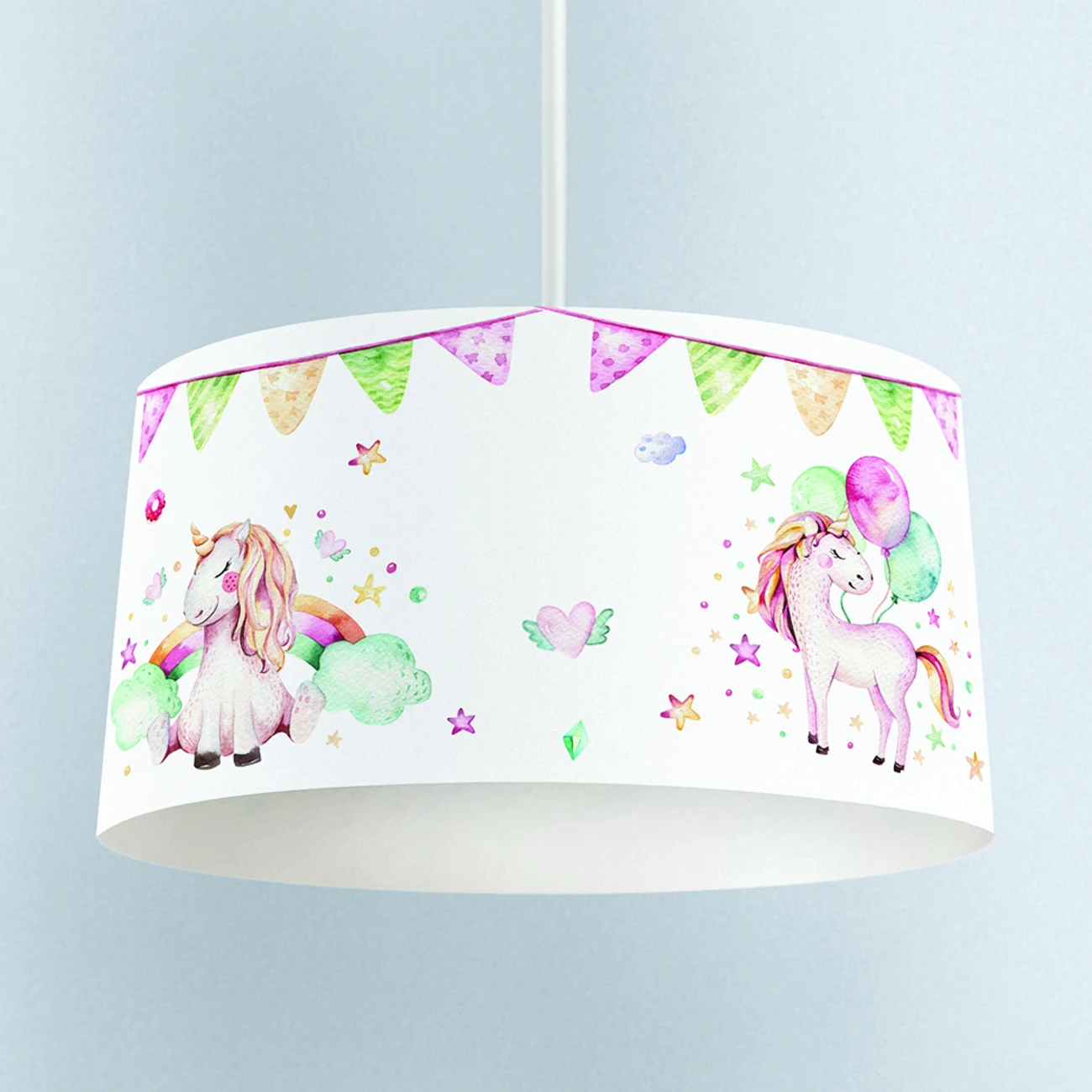 Baby Teen Kids Room Newborn Pvc Fabric Covered Chandelier Night Ceiling Lamp люстра потолочная симпл димпл lustre люстры lustre dining light fixtures