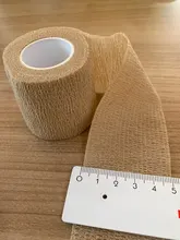 Cinta de gasa para tratamiento médico de emergencia, vendaje elástico autoadhesivo para Fitness, tatuaje, elástico, resistente al agua, 5cm x 4,5 m, 1 unidad