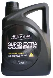 Масло Моторное 5w30 Hyundai 4л Mobis Super Extra Gasoline Sl/Gf-3 Hyundai-Kia 510000410 Hyundai-KIA арт. 510000410