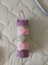 Caja portátil de almacenamiento de alimentos para bebés, recipiente para aperitivos ZXH con diseño de oso de 3 / 4 capas, para cereales esenciales, leche en polvo