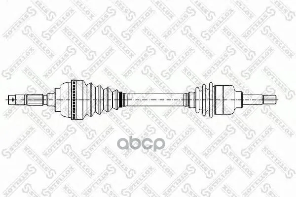 158 1006-Sx_привод Левый! 770mm Fiat Ducato, Peugeot Boxer 1.9-2.5d/Td Me5 94 Stellox 1581006sx Stellox арт. 1581006SX