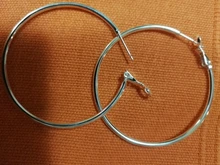 Personalidad hipérbole 925 de plata esterlina Simple liso círculo Pendientes para mujeres de plata de ley 2020-de plata-joyería de Pendientes de botón Pendientes