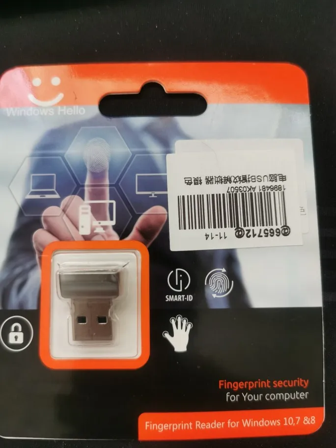 Отзыв о товаре USB-считыватель отпечатков пальцев для безопасных ключей Windows, биометрический сканер отпечатков пальцев, сенсорный модуль для мгновенного прикосновения, простой в использовании, 1 шт. от пользователя A***v