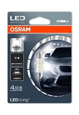 OSRAM 6441CW-01B Лампа светодиодная С5W 41mm Standart Cool White 6000K(блистер 1шт