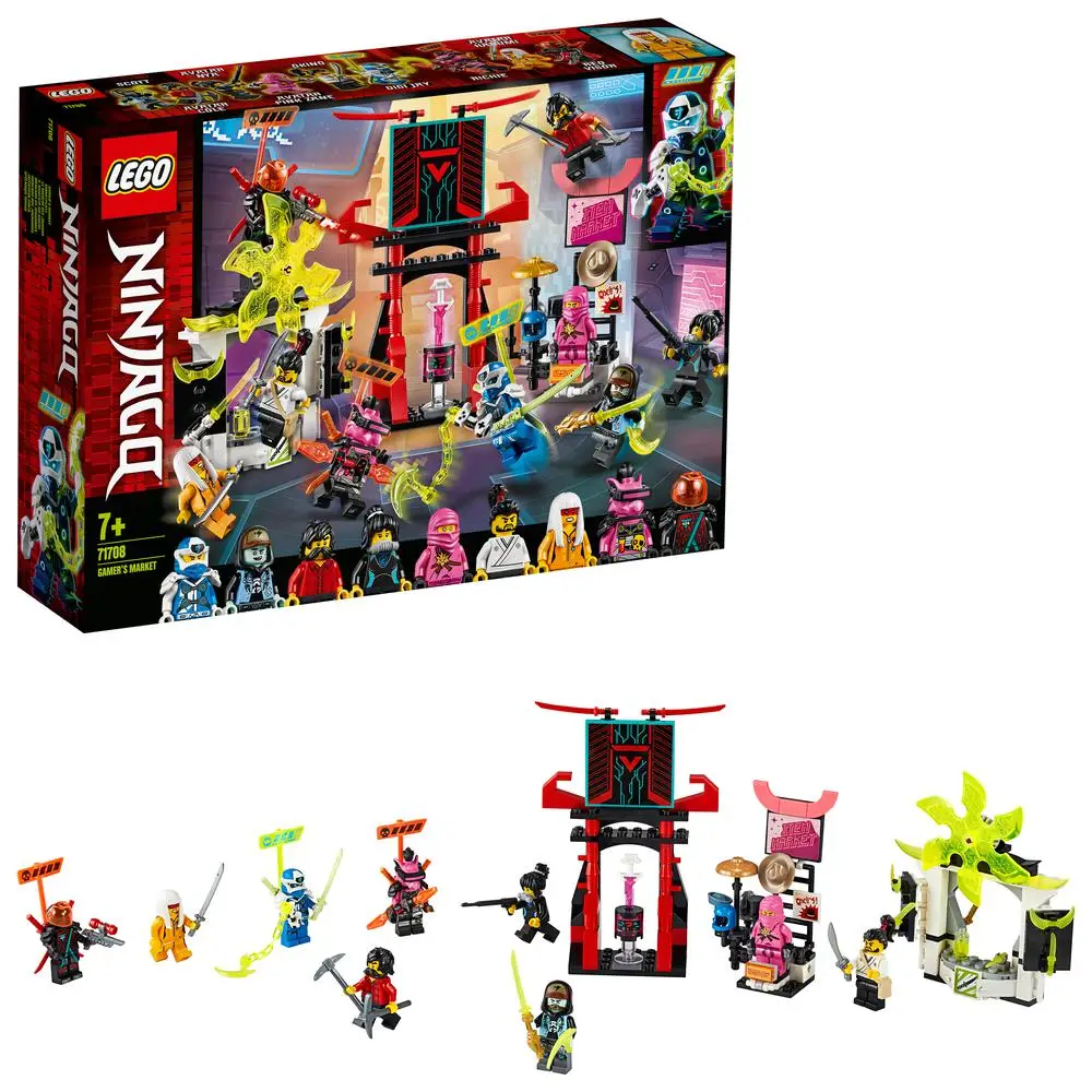 officieel verhouding Koken Lego Original 71708 Ninjago Market Players Building Toy Prime Empire 9 Mini  Ninja Figures For Kids - Soft Plastic Blocks - AliExpress