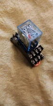 Electromagnetic-Relay Base Din-Rail-14-Pins MY4NJ AC220V Coil DC12V 4NC 4NO Small 1set