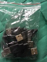 Conector de enchufe tipo A macho, USB, 4 pines, con cubierta de plástico negro, 10 Uds.