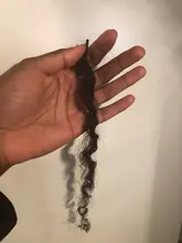 Curly Human Hair Microlinks-Extensions Afro Kinky Brazilian Natural Women I-Tip 3C 3B