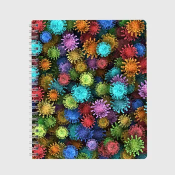 

Notebook Colorful viruses