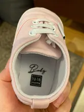 Recién Nacido Bebé Zapatos de niñas Zapatos Niños lona niño zapatillas de goma antideslizante suela blanda para niño en primer lugar los caminantes de 0-18 meses