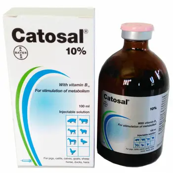 

CATOSAL 10% VITAMIN B12 100ml Cyanocobalamin Butaphosphan Cattle Horse Dog Swine Metabolism Booster