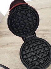 Minimáquina eléctrica para hacer gofres, horno para desayuno, masa semiesférica, máquina para gofres en forma de huevo, horno y pan, mineola para gofres