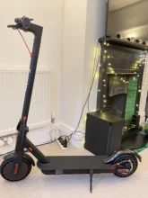 IScooter-Patinete eléctrico inteligente plegable para adultos, monopatín eléctrico con luz LED de 350W