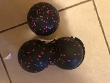 Pelota de miofascia EPP Lacrosse, Bola de masaje de cacahuete de alta densidad, ligera, Fitness, ejercicio, Fascia, alivia el dolor, Yoga