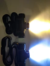 LED Headlamp Head-Torch Boruit D10 Rechargeable Waterproof 18650 Powerful-3000lm Camping