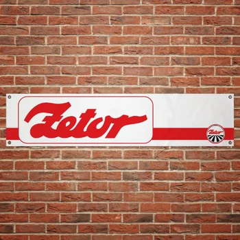 

ZETOR tractors BANNER pvc shop decoration sport garage decoration workshop Flag's Atelier décoration