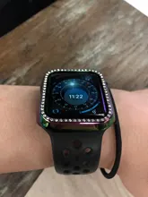 Bling cubierta para Apple reloj de 44mm 40mm iWatch 42mm 38mm accesorios parachoques de diamante Protector Apple watch serie 5 4 3 iPhone 6