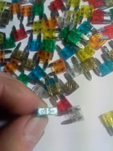 35pcs MIXED Mini Blade Fuse AUTO Car 5 7.5 10 15 20 25 30 AMP