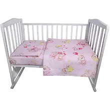 Постельное белье Эдельвейс "Малышок", 3 предмета, розовое