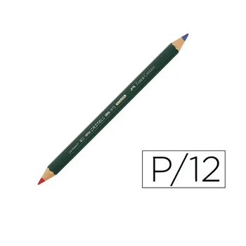 

Lapiz bicolor Faber Castell Goldfaber grueso 873 rojo-negro