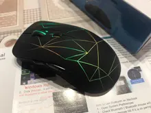 Ratón mágico inalámbrico de 2,4g para juegos, Mouse inalámbrico con Bluetooth, modo Dual, retroiluminado, 1600dpi, para Pc y portátil