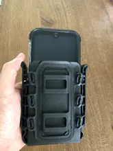 Bolsa de revista táctica Molle para Ar15 M4 5,56 7,62 9mm escorpión rápido Mag de liberación rápida Mag TPR funda con cubierta caja de engranaje de caza