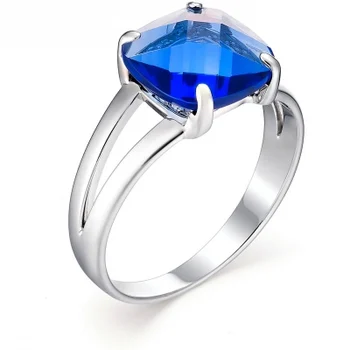 

Alcor ring with sapphire and cubic zirconia