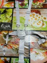 Cinturón de seguridad Universal para alimentación de bebé, cinturón de seguridad portátil para silla de almuerzo, resistente al agua, arnés de 5 puntos, 60x60cm