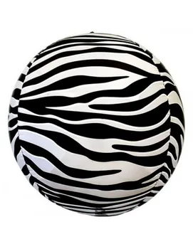 

Balloon Zebra-Spherical 43cm Foil Polyamide-NSB00891