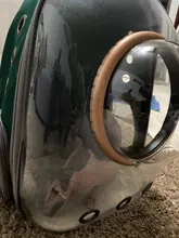 Bolsa de viaje de burbuja con ventana de astronauta, cápsula espacial transpirable, mochila transparente, mochila portamascotas, mochila para perro y gato