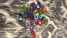 30 Pcs Sock Clips Colorful Sock Organizers Sorters Holders Cloth Clip