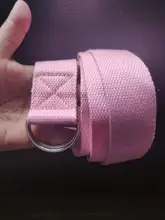 Correa elástica para Yoga, cinturón de anillo en D multicolor para Fitness, ejercicio, gimnasio, figura de cuerda, cintura, pierna, ejercicio de resistencia
