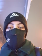 Airsoft de lana caliente bicicleta media cara máscara para cubrir el rostro capó de protección ciclismo deportes de esquí de invierno al aire libre bufanda protectora para cuello cálido máscara