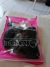 Cynosure-mechones de pelo humano Remy con cierre, mechones de pelo brasileño ondulado, 3 mechones con cierre