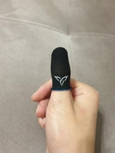 Mangas para dedos de fibra de carbono de 18 pines para PUBG, pantalla de presión para juegos móviles, sin mangas para dedos, negro y amarillo, 16 Uds.