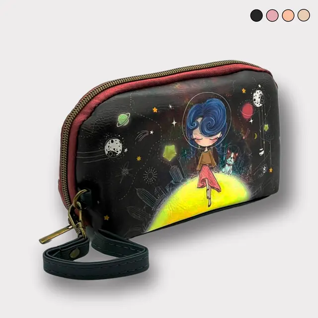 GORETT Monedero de Diseño con de Muñecas, Forma Redonda, con Asa de Mano para colgar de la Muñeca, Cartera de Poliéster, Colección Fashion 2022| | - AliExpress