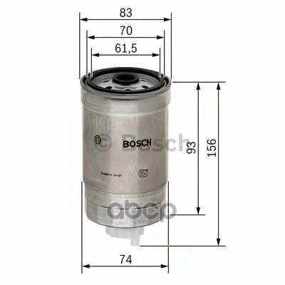 Фильтр Топливный 1457434106 Bosch арт. 1457434106