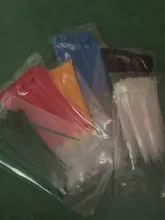 Cable-Organizer Wire-Strap Zip-Ties Ties-Color Self-Locking-Cable Velcro Plastic Nylon