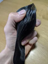 Manguito de Cable de nailon ignífugo, longitud de 1/5/50/100/200/300M, Cable de protección trenzado aislado