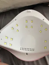 Secador de uñas de Gel UV, lámpara para secado de esmalte para manicura, 54W, 18 Uds.