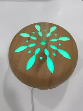 Essential-Oil-Diffuser Air-Humidifier Led-Lights Wood-Grain-Aroma-Diffuser Ultrasonic